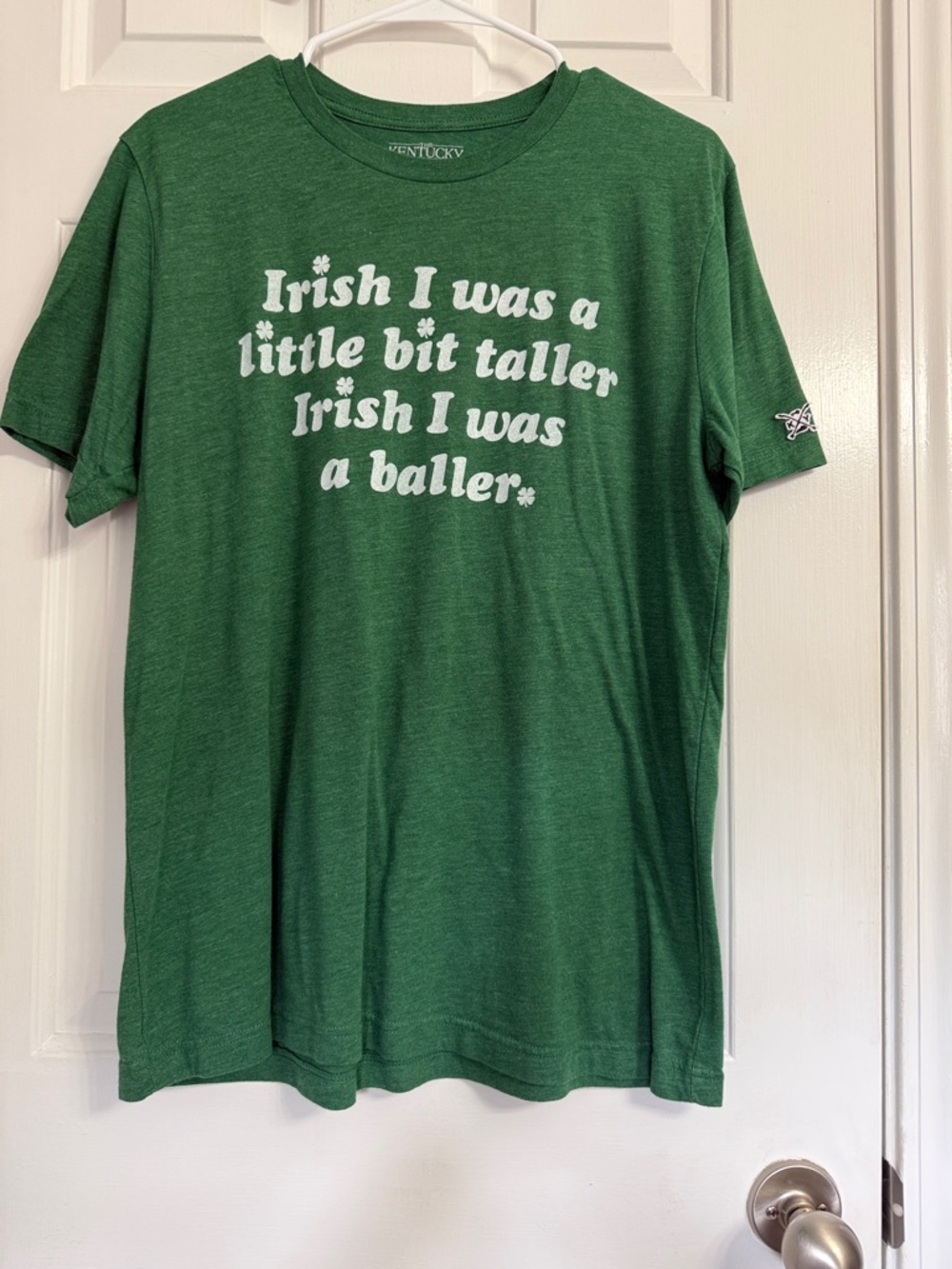 Green 'Irish I was a little bit taller' Graphic Tee